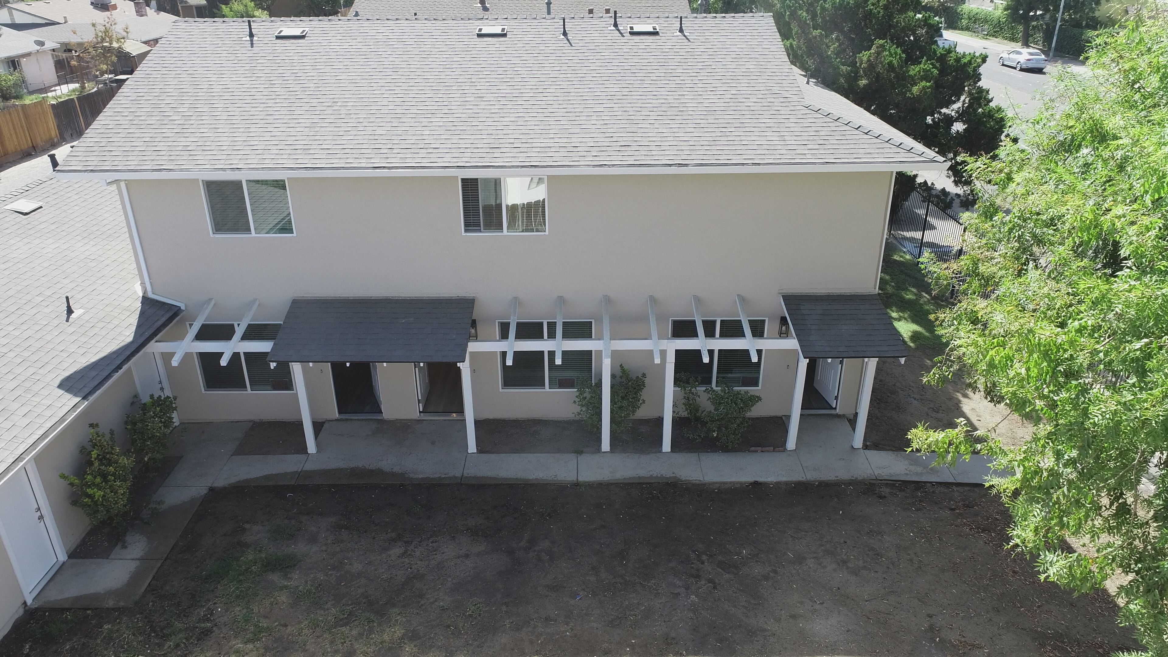 Ariel view of restored apartments Photo
