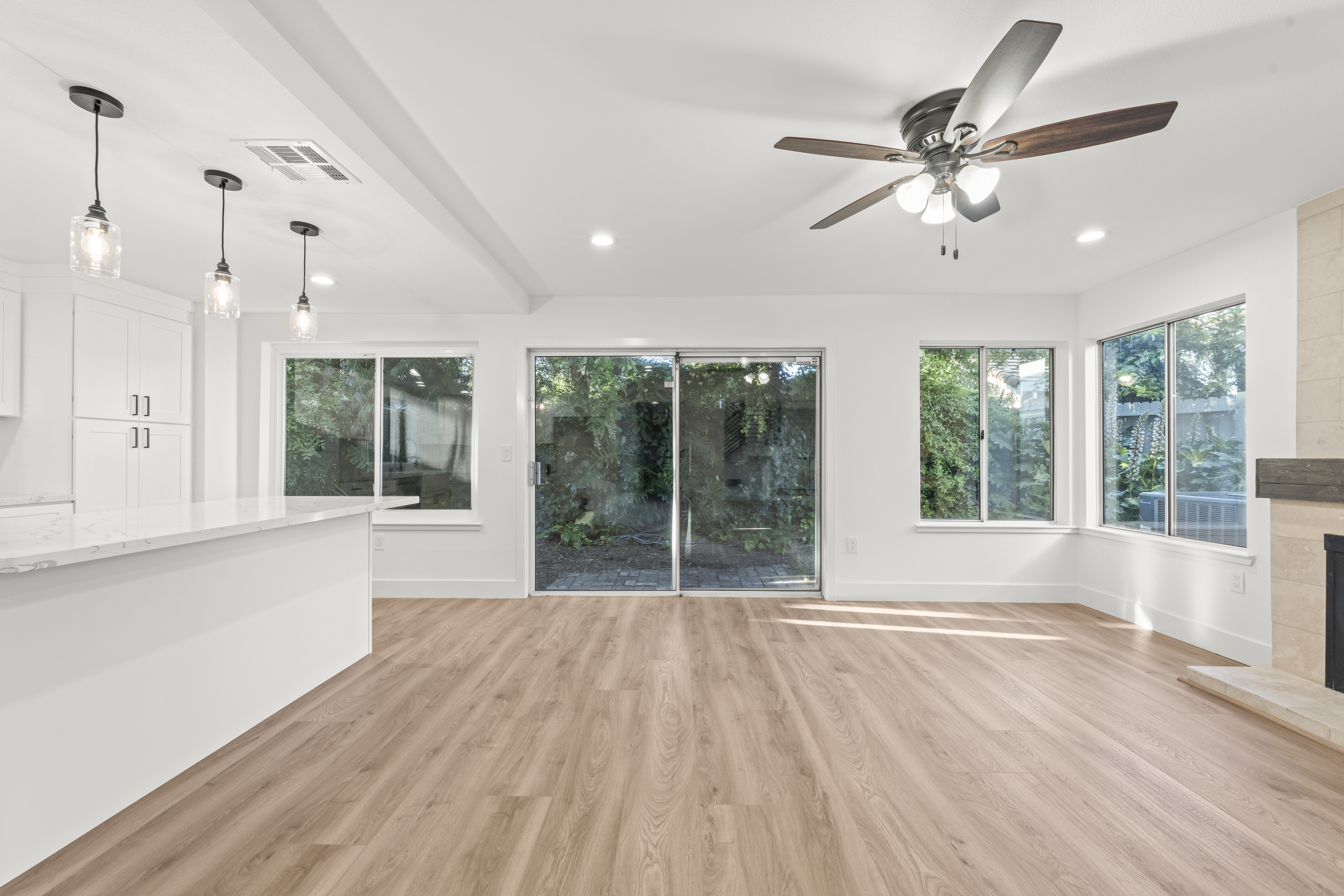 home after fire restoration Photo