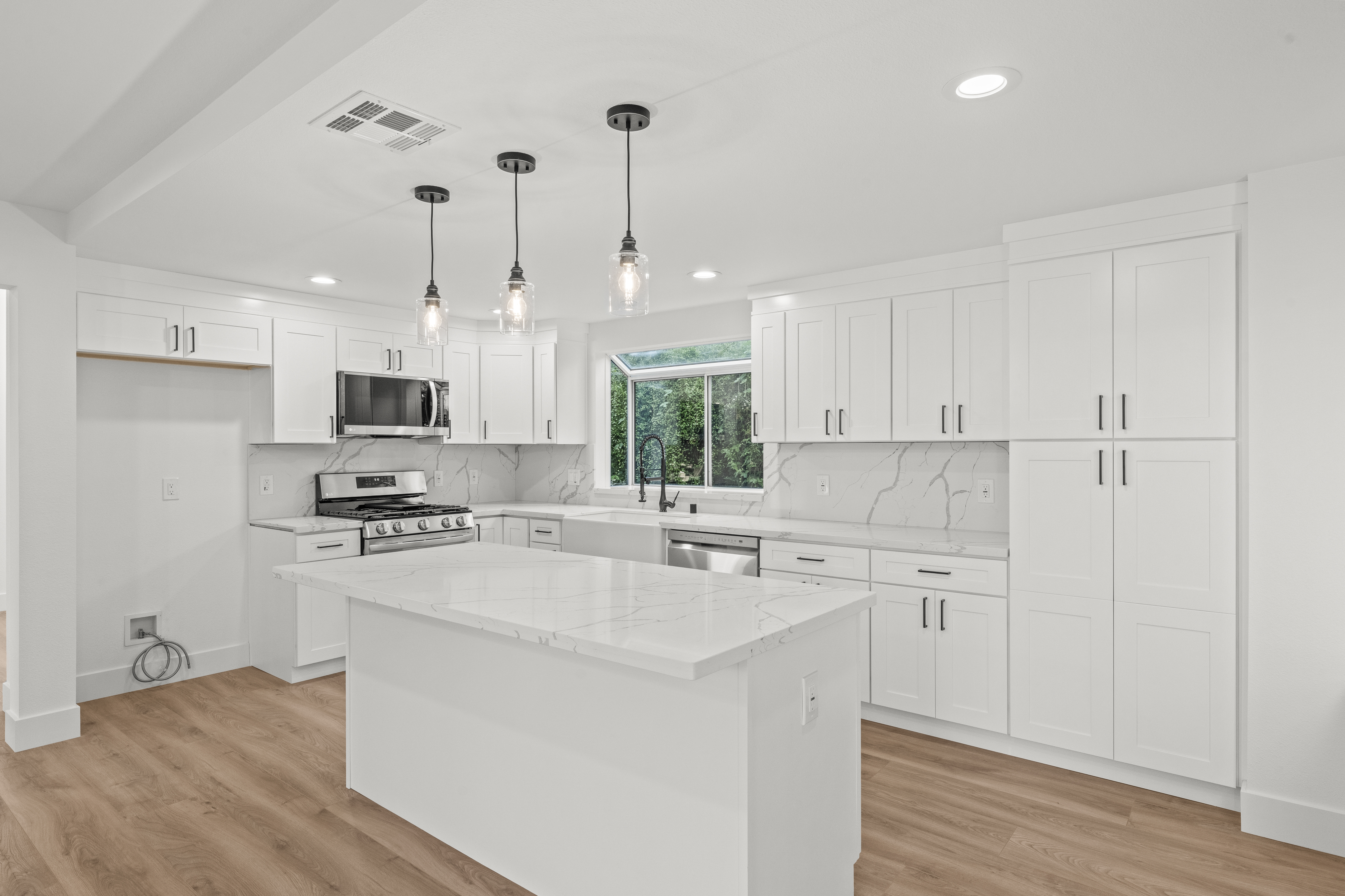 home after fire restoration Photo