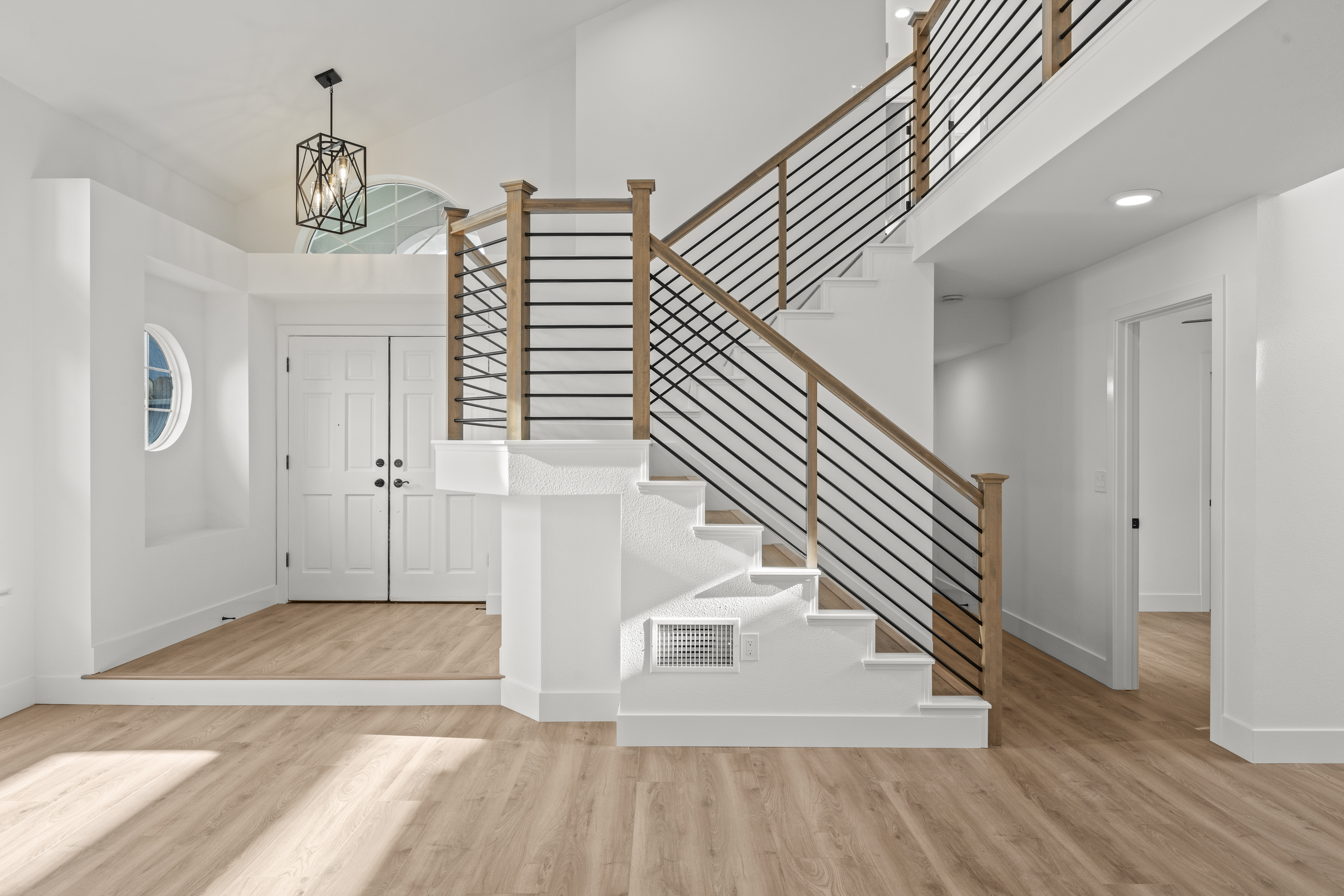 home after fire restoration Photo