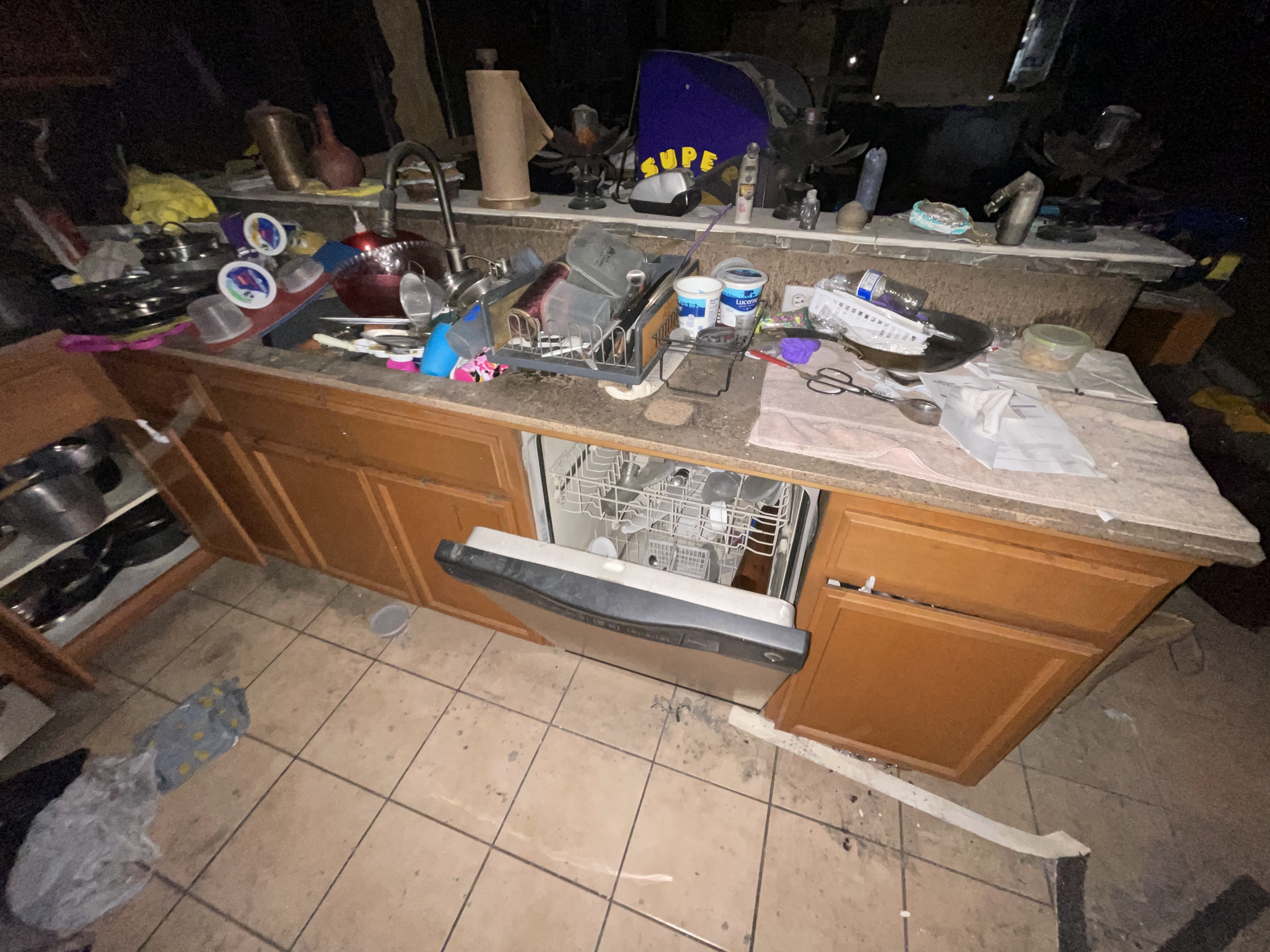 Kitchen Fire Damage Photo