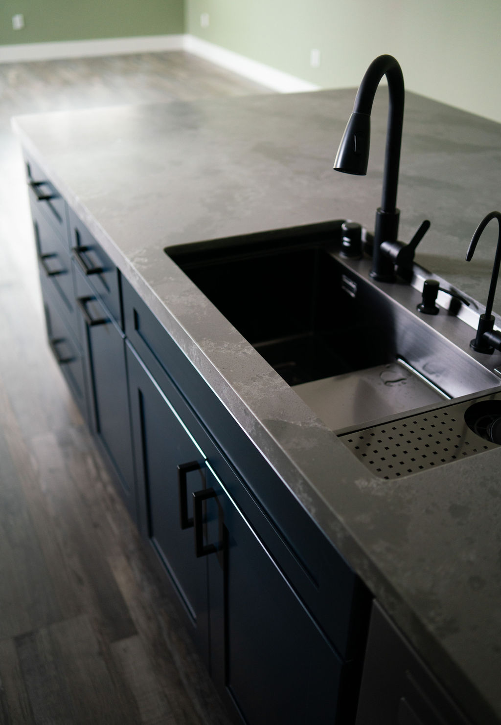 Kitchen Counter and Sink Photo