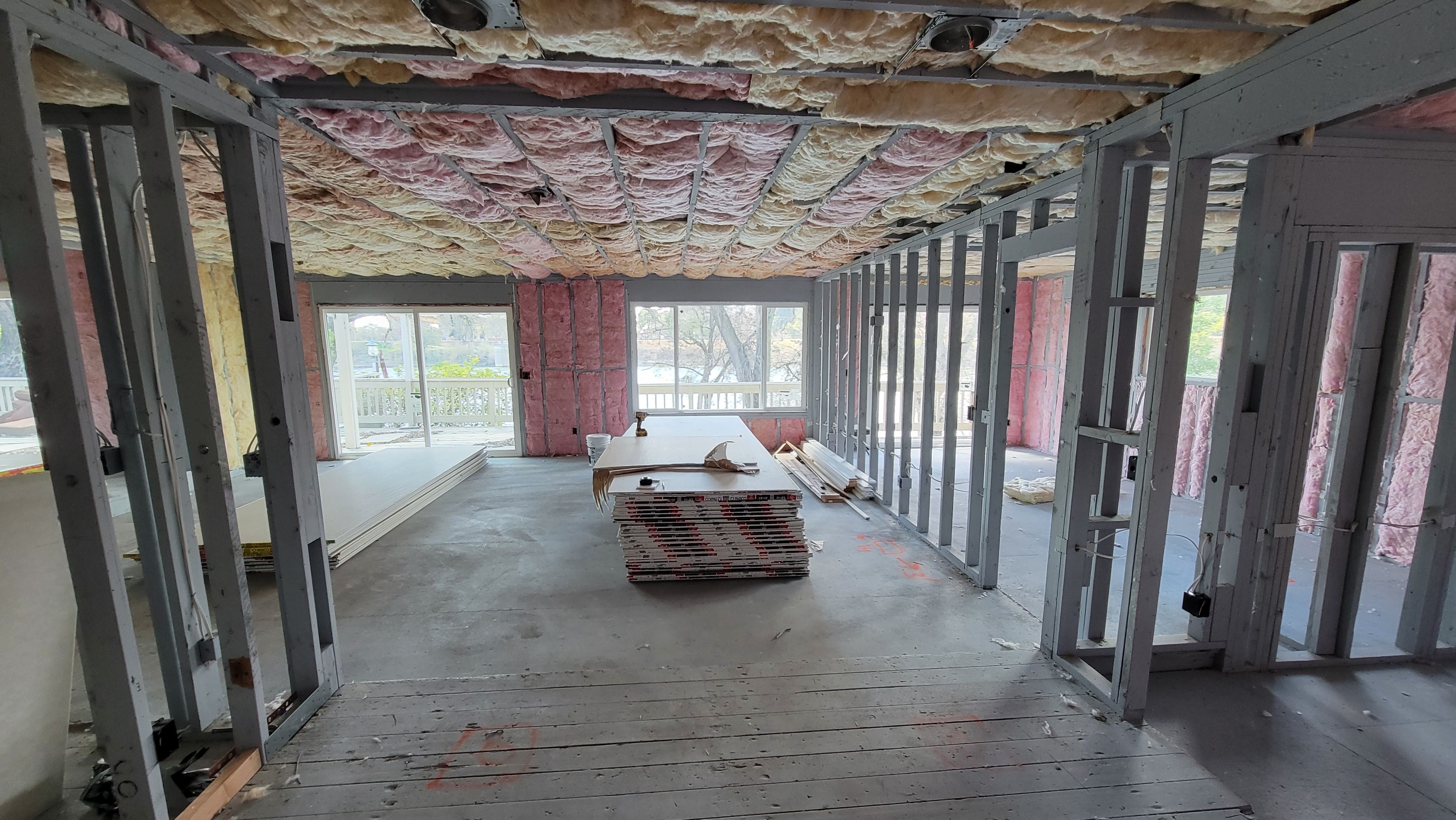 Interior Grand Room Before Restoration Photo