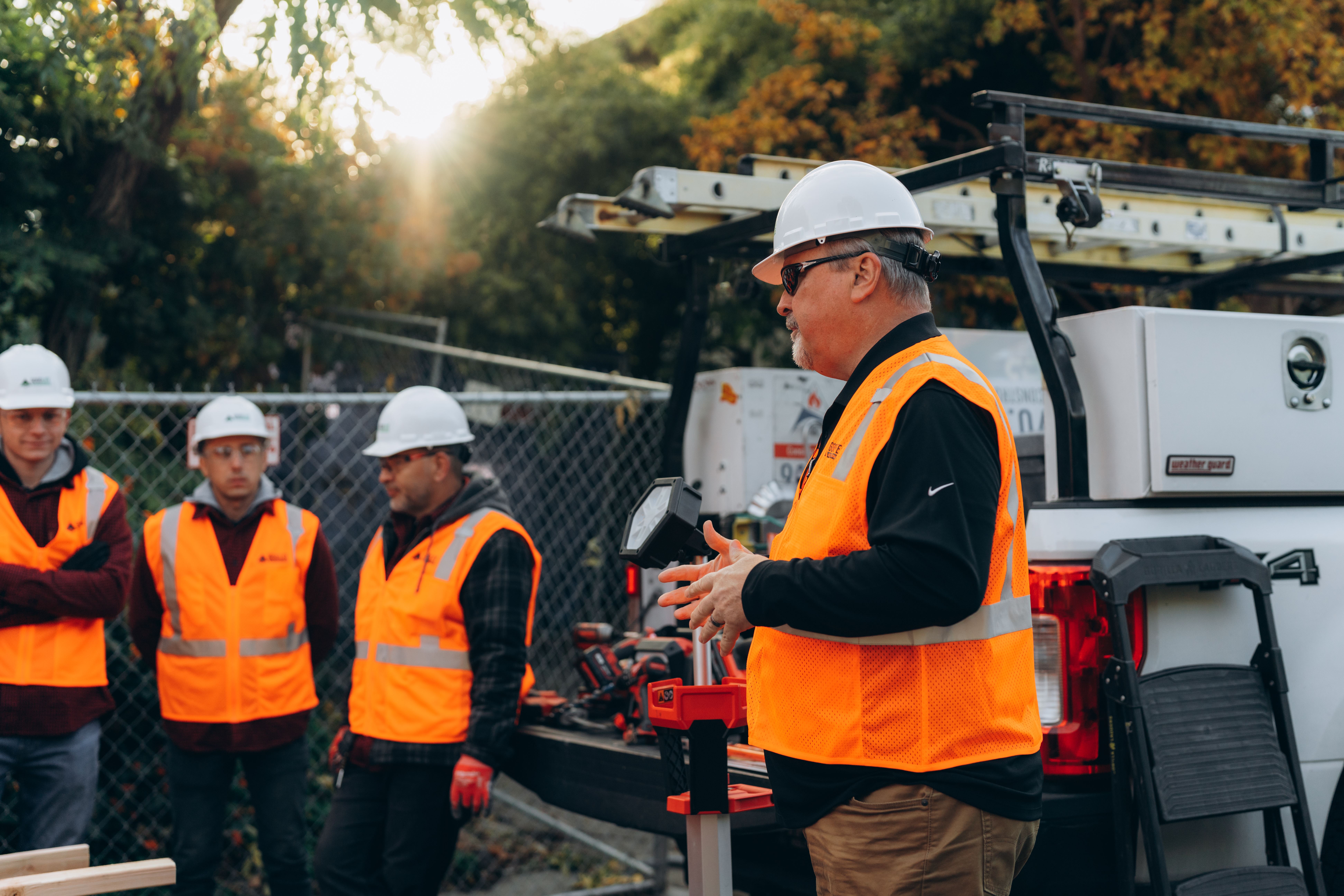 teem meeting before work Photo