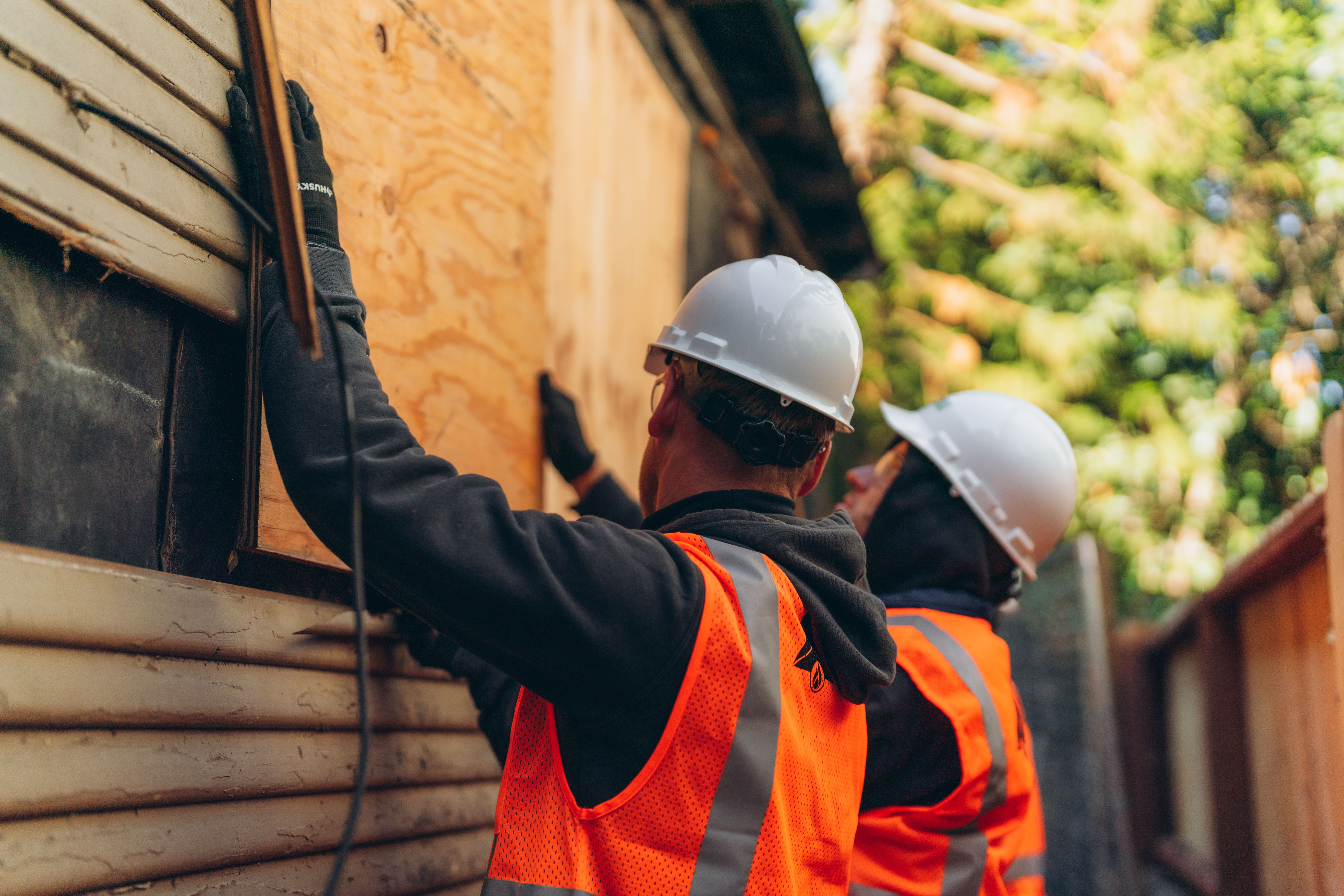 fire restoration work is finished Photo