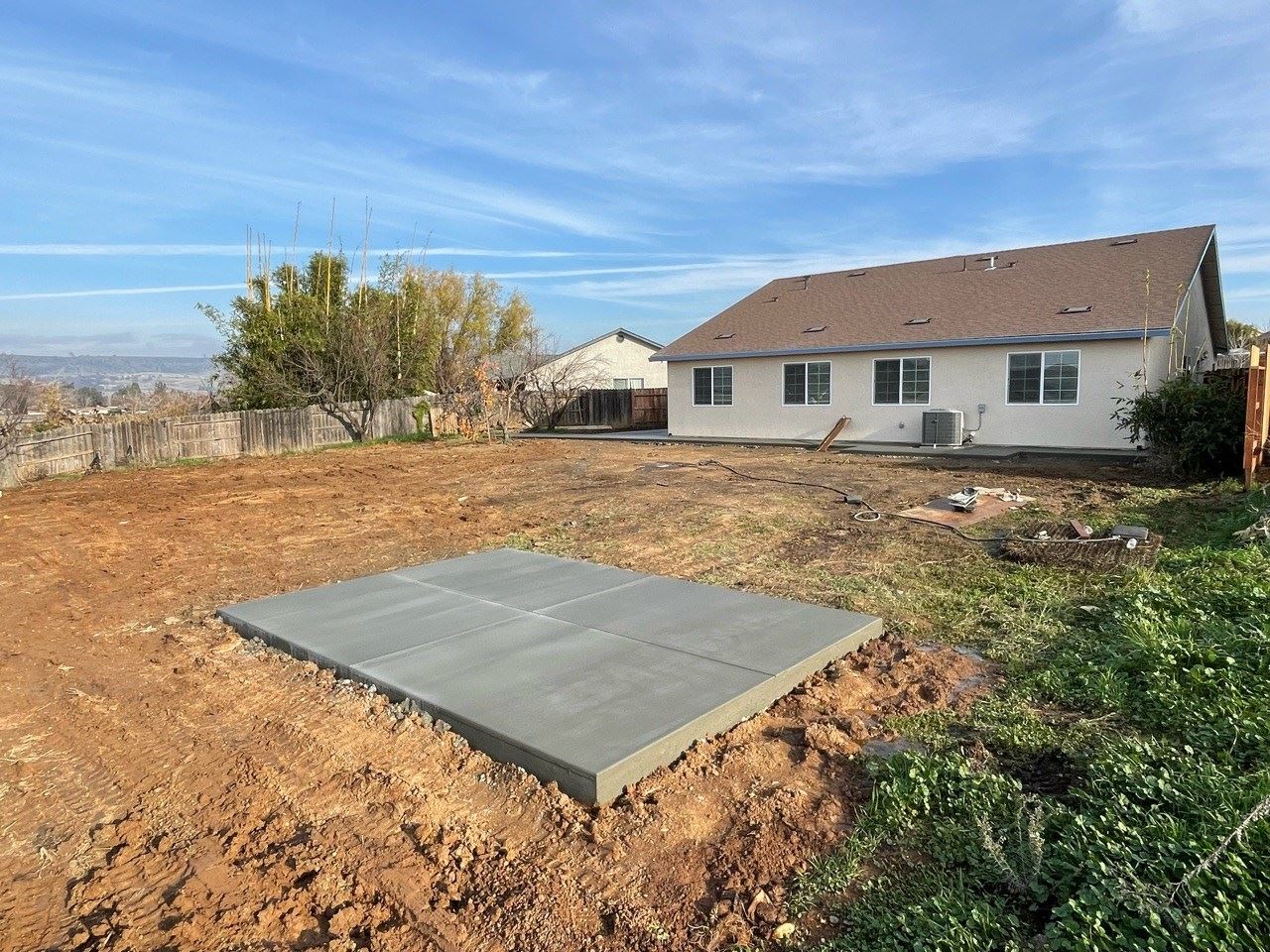 Exterior backyard view of completed Restoration Project Photo